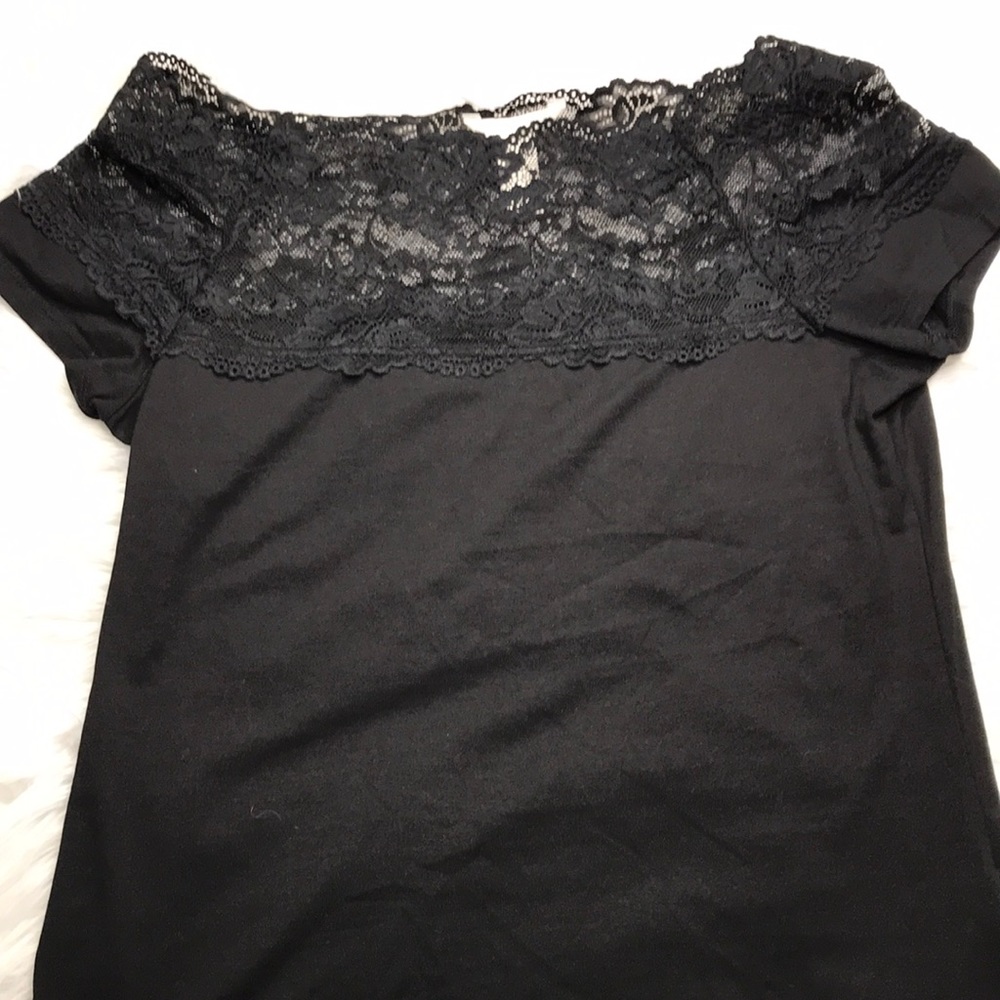 H&M lace off the shoulder top